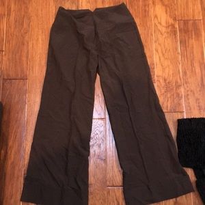 BROWN STATEMENT PANTS